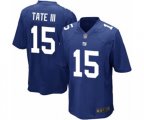 New York Giants #15 Golden Tate III Game Royal Blue Team Color Football Jersey