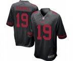 San Francisco 49ers #19 Deebo Samuel Game Black Football Jersey