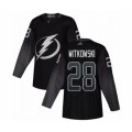 Tampa Bay Lightning #28 Luke Witkowski Authentic Black Alternate Hockey Jersey