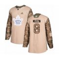 Toronto Maple Leafs #8 Jake Muzzin Authentic Camo Veterans Day Practice Hockey Jersey