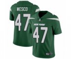 New York Jets #47 Trevon Wesco Green Team Color Vapor Untouchable Limited Player Football Jersey