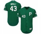 Pittsburgh Pirates Steven Brault Green Celtic Flexbase Authentic Collection Baseball Player Jersey