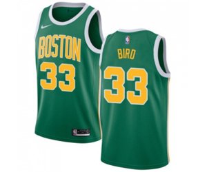 Boston Celtics #33 Larry Bird Green Swingman Jersey - Earned Edition