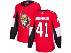 Adidas Ottawa Senators #41 Craig Anderson Red Home Authentic Stitched NHL Jersey