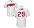 Cleveland Indians #29 Satchel Paige Replica White Home Cool Base Baseball Jersey