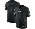 Green Bay Packers #4 Brett Favre Limited Black Rush Impact Football Jersey