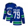 Vancouver Canucks #79 Michael Ferland Authentic Blue Home Hockey Jersey