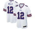 Buffalo Bills #12 Jim Kelly Game White Football Jersey