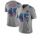 Jacksonville Jaguars #45 K'Lavon Chaisson Multi-Color 2020 NFL Crucial Catch NFL Jersey Greyheather