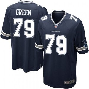 Dallas Cowboys #79 Chaz Green Game Navy Blue Team Color NFL Jersey