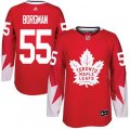 Toronto Maple Leafs #55 Andreas Borgman Premier Red Alternate NHL Jersey