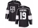 Los Angeles Kings #19 Butch Goring Black Home Authentic Stitched NHL Jersey