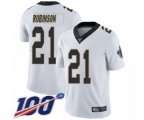 New Orleans Saints #21 Patrick Robinson White Vapor Untouchable Limited Player 100th Season Football Jersey