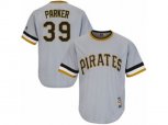 Pittsburgh Pirates #39 Dave Parker Replica Grey Cooperstown Throwback MLB Jersey