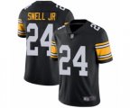 Pittsburgh Steelers #24 Benny Snell Jr. Black Alternate Vapor Untouchable Limited Player Football Jersey