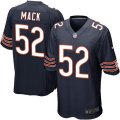 Chicago Bears #52 Khalil Mack Game Navy Blue Team Color NFL Jersey