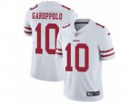 San Francisco 49ers #10 Jimmy Garoppolo White Vapor Untouchable Limited Player NFL Jersey