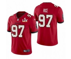Tampa Bay Buccaneers #97 Simeon Rice Red 2021 Super Bowl LV Jersey