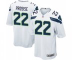 Seattle Seahawks #22 C. J. Prosise Game White Football Jersey