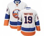 New York Islanders #19 Bryan Trottier Authentic White Away NHL Jersey