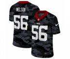 Indianapolis Colts #56 Nelson 2020 2ndCamo Salute to Service Limited