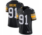 Pittsburgh Steelers #91 Kevin Greene Black Alternate Vapor Untouchable Limited Player Football Jersey