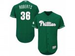 Philadelphia Phillies #36 Robin Roberts Green Celtic Flexbase Authentic Collection MLB Jersey