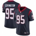 Houston Texans #95 Christian Covington Limited Navy Blue Team Color Vapor Untouchable NFL Jersey
