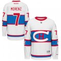 Montreal Canadiens #7 Howie Morenz Premier White 2016 Winter Classic NHL Jersey