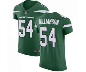 New York Jets #54 Avery Williamson Green Team Color Vapor Untouchable Elite Player Football Jersey