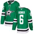 Dallas Stars #6 Julius Honka Premier Green Home NHL Jersey