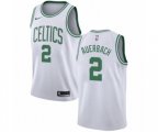 Boston Celtics #2 Red Auerbach Authentic White NBA Jersey - Association Edition