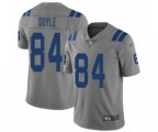 Indianapolis Colts #84 Jack Doyle Limited Gray Inverted Legend Football Jersey