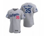 Los Angeles Dodgers Cody Bellinger Gray 2020 World Series Champions Road Authentic Jersey