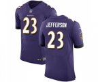 Baltimore Ravens #23 Tony Jefferson Elite Purple Team Color Football Jersey