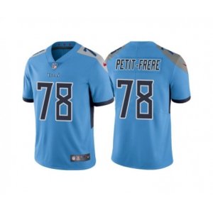 Tennessee Titans #78 Nicholas Petit-Frere Blue Vapor Untouchable Stitched Jersey