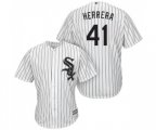 Chicago White Sox #41 Kelvin Herrera Replica White Home Cool Base Baseball Jersey