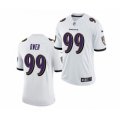 Baltimore Ravens #99 Jayson Oweh White 2021 Vapor Untouchable Limited Jersey