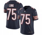 Chicago Bears #75 Kyle Long Navy Blue Team Color Vapor Untouchable Limited Player Football Jersey