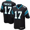 Carolina Panthers #17 Devin Funchess Game Black Team Color NFL Jersey