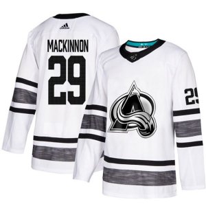 Colorado Avalanche #29 Nathan MacKinnon White 2019 All-Star Game Parley Authentic Stitched NHL Jersey