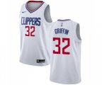 Los Angeles Clippers #32 Blake Griffin Authentic White Basketball Jersey - Association Edition