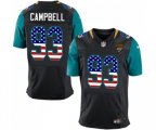 Jacksonville Jaguars #93 Calais Campbell Elite Black Alternate USA Flag Fashion Football Jersey
