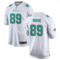 Miami Dolphins Retired Player #89 Nat Moore Nike White Vapor Limited Jersey