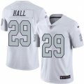 Oakland Raiders #29 Leon Hall Limited White Rush Vapor Untouchable NFL Jersey