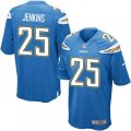 Los Angeles Chargers #25 Rayshawn Jenkins Game Electric Blue Alternate NFL Jersey