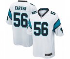 Carolina Panthers #56 Jermaine Carter Game White Football Jersey
