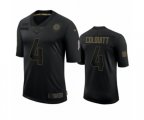 Pittsburgh Steelers #4 Dustin Colquitt Black 2020 Salute to Service Limited Jersey