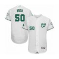 Washington Nationals #50 Austin Voth White Celtic Flexbase Authentic Collection Baseball Player Jersey
