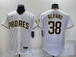 San Diego Padres #38 Jorge Alfaro White Stitched MLB Flex Base Nike Jersey